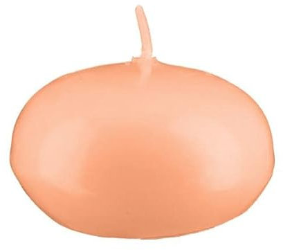 Kopschitz XXL Maxi Schwimmkerzen Lachs Ø 80 x 55 mm, 8 Stück