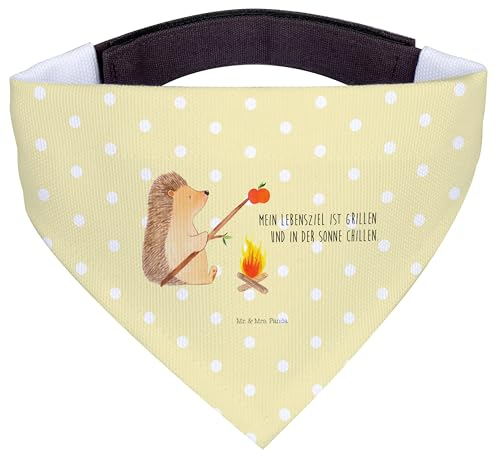 Mr. & Mrs. Panda Hunde-Bandana Igel Grillen - Geschenk, Arbeitslos, Motivation, Halstuch, Hunde, Ziele, Tuch, Hundehalstuch, Spruch, Hund, Für, Lustige Sprüche