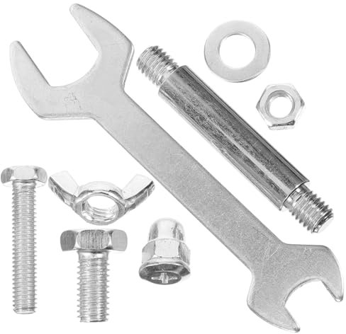 BESPORTBLE Kit de Chauffage de Terrasse 1 Set en Acier Inoxydable Argenté