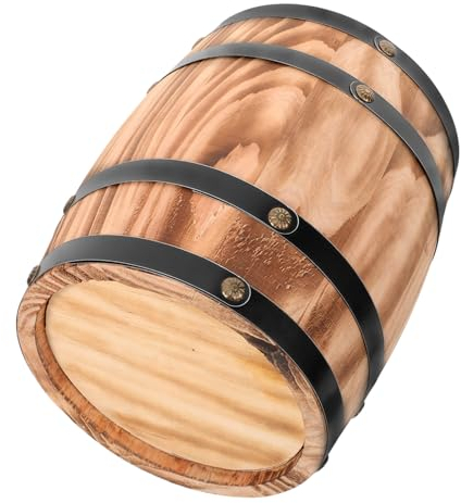 Yardenfun Holzfass Retro Weinfass Handwerk Dekoration Aus Für Home Bar Garten Landschaftsdekor