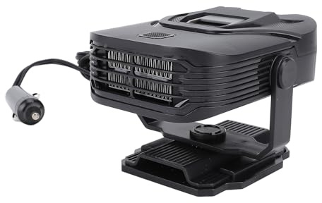 Chauffage de voiture, ventilateur de refroidissement et de chauffage 2 en 1 pour automobile, chauffage de voiture 12 V qui se branche sur l'allume-cigare, chauffage rapide