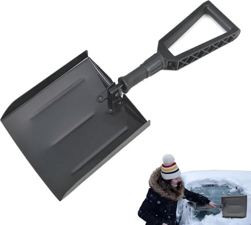 Pelle à neige pliable, pelle à neige pour - Pelle à neige ergonomique, pelle à neige hivernale, pelle polyvalente portable avec sac, pelle à neige ergonomique multifonctionnelle pour l'enlèvement de