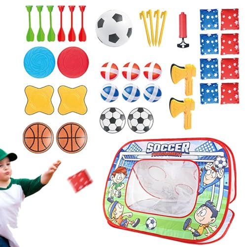 Cornhole-Spielset für Kinder, Sitzsackwerfen für Kinder | Cornhole Bean Bags Spiel für Kinder - Interaktives Cornhole-Brettset, Corn Hole, Across-Spiel für Kinder, und Mädchen im Alter von 3–8 Jahren