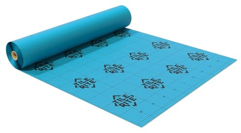 IMPERIAL STUDIOS Fabriteq Stress Relief Waterproof Mat Uncoupling Membrane Mat for Tiling Crack Prevention Subfloor Stress Absorption Underfloor Heating Compatible (10m2)