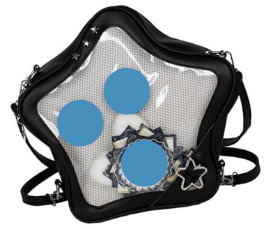 Fahoujs Itabag Rucksack Satchel Sternförmiger Cross Body Umhängetasche Mit Einsatzsternpenselte Handtasche Mit Verstellbarem Riemen Ita Bag Handtasche
