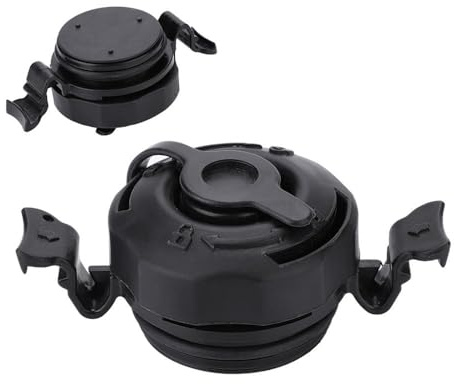 Chiffonade 3 in 1 Air Mattress Valve Plug Secure Seal Cap 1.7 (42.8mm) Hole ID for Intex Inflatable Airbed Mattress Replacement Black