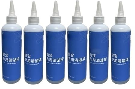 Solución limpiacristales de 230 ml, compatible con Ecovacs Winbot W2 Omni/ W2 Pro Omni/ W2 Pro/W1/W1 Pro/ W1S /Mini, líquido de limpieza for robots.