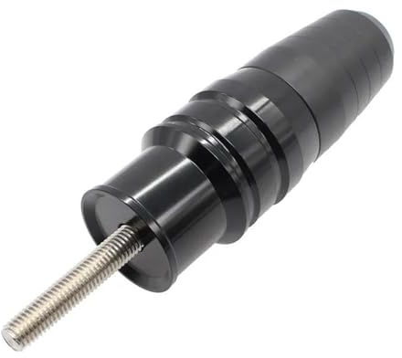 Auspuffrahmen Slider Motorrad-Auspuff-Schieber Für, Für Z900, Für Ninja 250, 300, Für Z1000, ER6, ER6F, Sturzpads, Auspuff-Schieber, Rahmenschutz Rahmen Schieberegler(Schwarz)