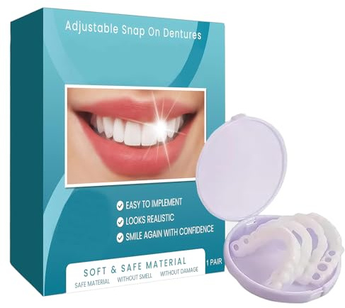 Denti Finti, Denti Finti Professionali, Protesi a Clip, Protesi in Silicone, Complete, Kit di Riparazione, Per Tutte le Occasioni Sociali