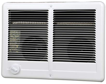 Cadet Com-Pak Twin Electric Wall Heater Complete Unit with Thermostat (Model: CSTC302TW, Part: 67526), 10236/7677 BTU, 240/208 Volt, 3000/2250 Watt, White