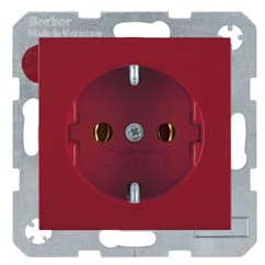 Hager 47438912 Typ F rot – Steckdose 16 A, 50/60