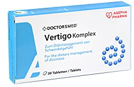 Vertigo Komplex - Hilft schnell bei Schwindel, Reise- und Seekrankheit und Ohrensausen - Fördert die Durchblutung - Mit Gingko Biloba und Ingwer (30 Tabletten)