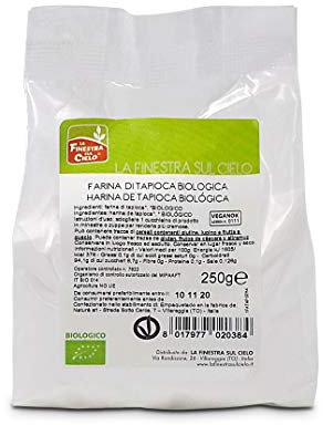 La Finestra Sul Cielo Harina de tapioca bio sin gluten 400g.
