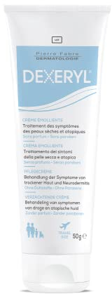 Dexeryl Creme 50g: Pflege und Schutz für trockene Haut insbesondere bei verschiedenen Hauterkrankungen wie Neurodermitis. Parfümfrei und ohne Parabene