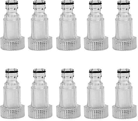 ARMYJY 10Pcs Plastic Pressure Washer Inlet Filter Water Filter 3/4 Garden Hose for Karcher K2-K7 Garden Connectors