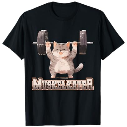Muskelkater Bodybuilding Kraftsport lustiges Fitness T-Shirt