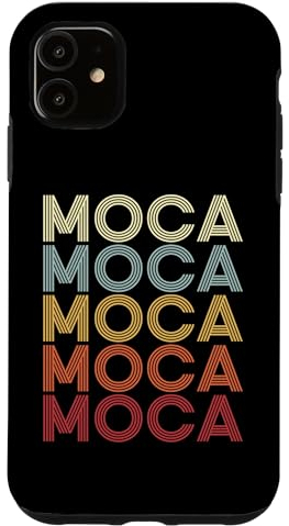 Hülle für iPhone 11 Moca Puerto Rico Moca PR Vintage Text