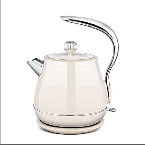 Bollitore elettrico per tè Bollitori elettrici in acciaio inossidabile 304 Bollitore elettrico portatile da viaggio vintage da 1,5 litri Caffettiera f Bollitore riscaldante AST per tè verde Tè rosso