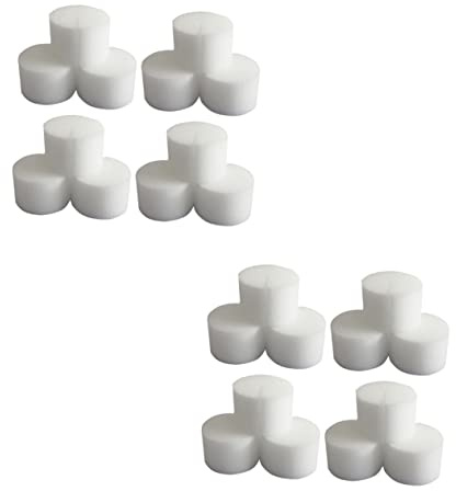 Gogogmee Esponja Hidropónica de Plantación 100 Piezas 44mm Color Blanco