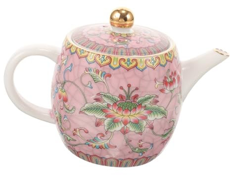 FELTECHELECTR Bollitore Rustico Teiera Turca in Ceramica Smaltata Bollitore Per Il Tè A Casa O All'aperto