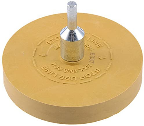 Okeeyseda Car Decal Remover Pneumatic Rubber Remover Wheel Film Glue Removal Eraser Scraper Plate Paint Cleaner Polishing Tool