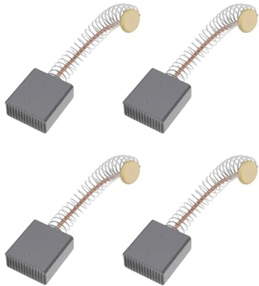 VGOL 4 Escobillas de Carbón para Motor de 7 X 15 X 17 Mm Compatible con RUBI Rubimix Mezcladores.