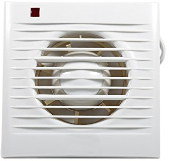 Cocoarm Wandlüfter, Fenster-Wandlüfter, 220-V-Abluftventilator Zur Belüftung, Abluftventilator für Küche und Bad, Geringer Stromverbrauch, Geringe Geräuschentwicklung (36 dB) (4 Zoll)