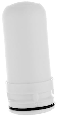 Vaguelly Wasserfilter mit Filterfunktion Wasserhahn aus Diatomit Keramikfilter 2 Stück zur Entfernung von Makromolekularer Organischer Substanz und Weißem Keramikmaterial für Zuhause