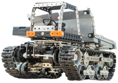 3D Metall Puzzle Fahrzeug, Steampunk Mechanische Muldenkipper DIY Montage Militärmodell Bausatz, Geburtstagsgeschenk Modellbausatz Erwachsene (934 Teile)
