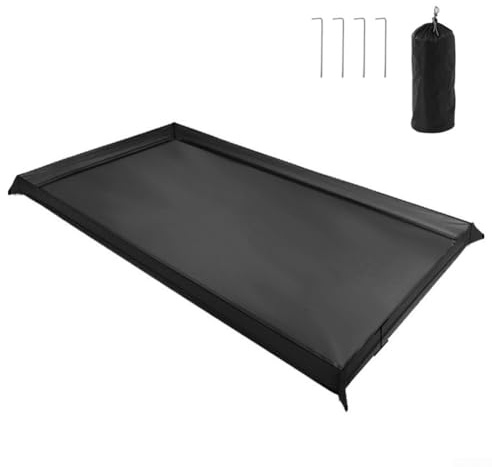 Sábana de suelo impermeable multiusos y tela para el suelo de la bañera, huella de camping para uso con tiendas de campaña y lonas al aire libre (200 x 120 cm)