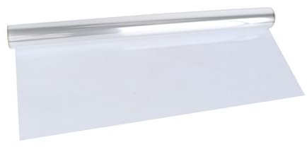 SHOWERORO 1 Rolle Transparente Opp Verpackungsfolie 54cm Strapazierfähige Zellophan Geschenkfolie zum Einwickeln Von Blumen und Körben