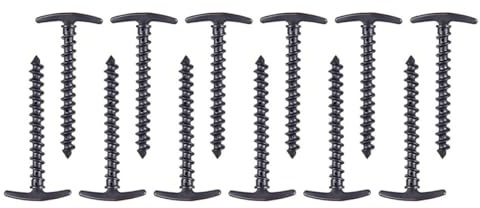 Levemolo 12 Stück Zeltheringe aus Leichtem Robustem Kunststoff 145cm Lange Zeltnägel für Camping Outdoor Schnee Vielseitige Zeltschrauben Zur Zeltbefestigung Sand Schlamm und Gras
