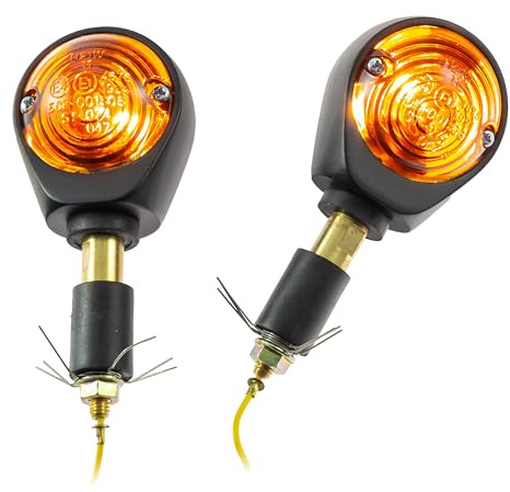 Universal Motorrad Lenkerenden - Blinker Ochsenauge getönt 7/8 + 1 getönt