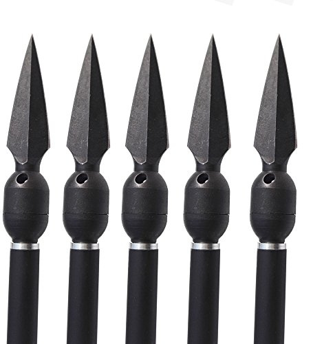 ZSHJG Pfeilspitzen Heulspitze Pfeifen Jagdspitzen Pfeifende Pfeilspitzen Bogensport Stahl Pfeilspitzen fürBogen und Pfeile