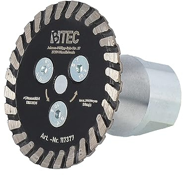 Diamant-Trennscheibe Fliesentrennscheibe Mini Turbo Fliese 50mm M-14 Aufnahme BTEC