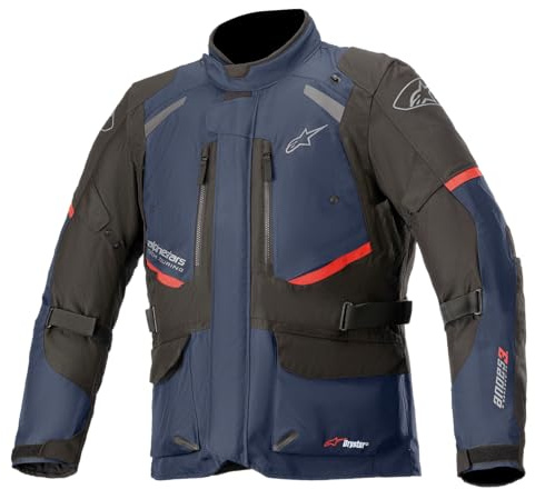 Alpinestars Road Men's Andes V3 Drystar Motorradjacke Motorcycle Clothing, Melange Black, L