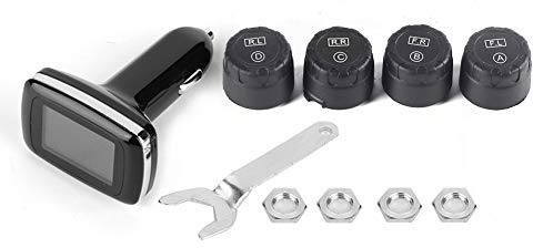 reifendruckkontrollsystem autoreifendruckkontrollsystem Auto TPMS Reifendrucküberwachungssystem Zigarettenanzünder mit 4 externen Sensoren