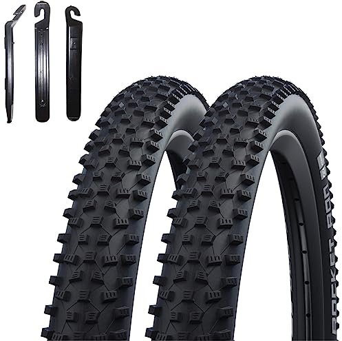 2 x Faltreifen Schwalbe Rocket Ron Addix Performance E-25 Fahrradmantel 54-622 (29,0 x 2,10) inkl. 3 Reifenheber