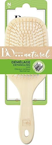 Bo...Paris - Kollektion: Natur – Haarbürste aus FSC-Holz – Bürste mit 100% Holzborsten – für alle Haartypen – 1 Stück