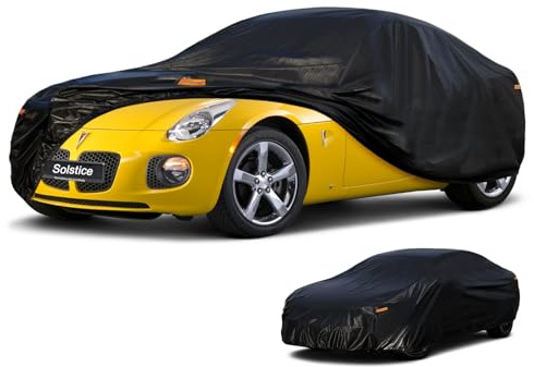 Kayme 7 Layers Car Cover Custom Fit for Pontiac Solstice (2005-2009) Waterproof All Weather for Automobiles, Outdoor Full Cover Rain Sun UV Protection.