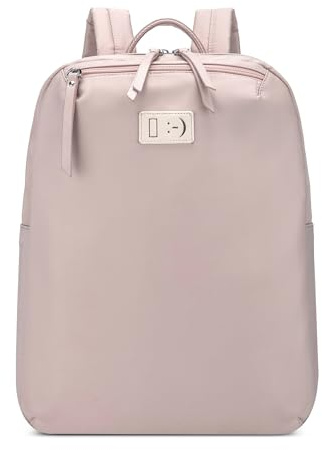 DORRISO Moda Donna Zaino Leggero Elegante Daypack 14 pollici Laptop Zainetto per Scuola Viaggiare Vacanza Quotidiano Sport da Donna Nylon Impermeabile Casual Borsa da College Rosa