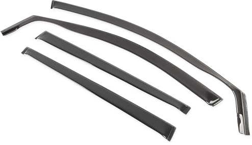 Walser Premium Auto Windabweiser für VW Golf VIII (CD1, DA1) 07/2019-Heute, Passform Regenabweiser Komplett-Set für vorne und hinten, Auto Windabweiser 4 STK.