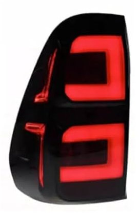 ELNas Auto Rücklicht, LED Bremslichter Blinkleuchten Warnlichter Rückfahrlichter Sicherheitslichter Austausch Links rechts, für Toyota Hilux Revo Rocco 2015-2021,A Left