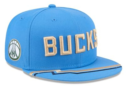 New Era 9FIFTY - Cappello da baseball da uomo, regolabile, con visiera piatta NBA
