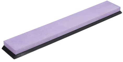 Pietra per Affilare Grana 25000, Pietra per Affilare Corindone Bianca, Struttura Resistente All'usura per Utensili Cucina e Giardinaggio, Base Antiscivolo