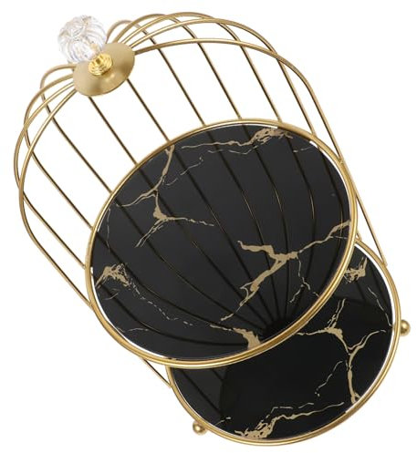minkissy Kosmetikhalter Für Arbeitsplatte Make-up-aufbewahrungsregal Beauty-organizer Mit Vogelkäfig-design Mehrschichtig Für Schminktisch Und Schlafzimmer
