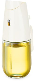 KASANOVA Oliera Spray e Versa Vetro 300 ml Tappo Bianco