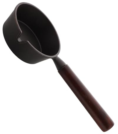 LABRIMP Sartén Para Huevos De Mini Sartén Metálica Con Mango De Madera Para Tortillas Para Cocina
