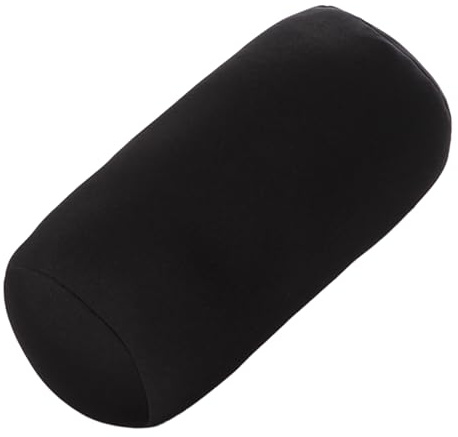 Traversin en microbilles - Coussin cylindrique extra doux pour le cou - Soutien du cou et du dos - Pour voiture, avion, voyage et maison