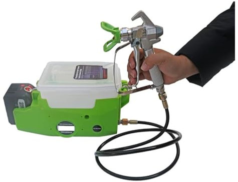 Spruzzatore, Macchina spruzzatrice portatile da 500 W, vernice al lattice, pistola a spruzzo ad alta pressione, zaino, batteria al litio, macchina for pittura murale